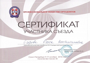 Егорова  Ольга  Константиновна диплом 11
